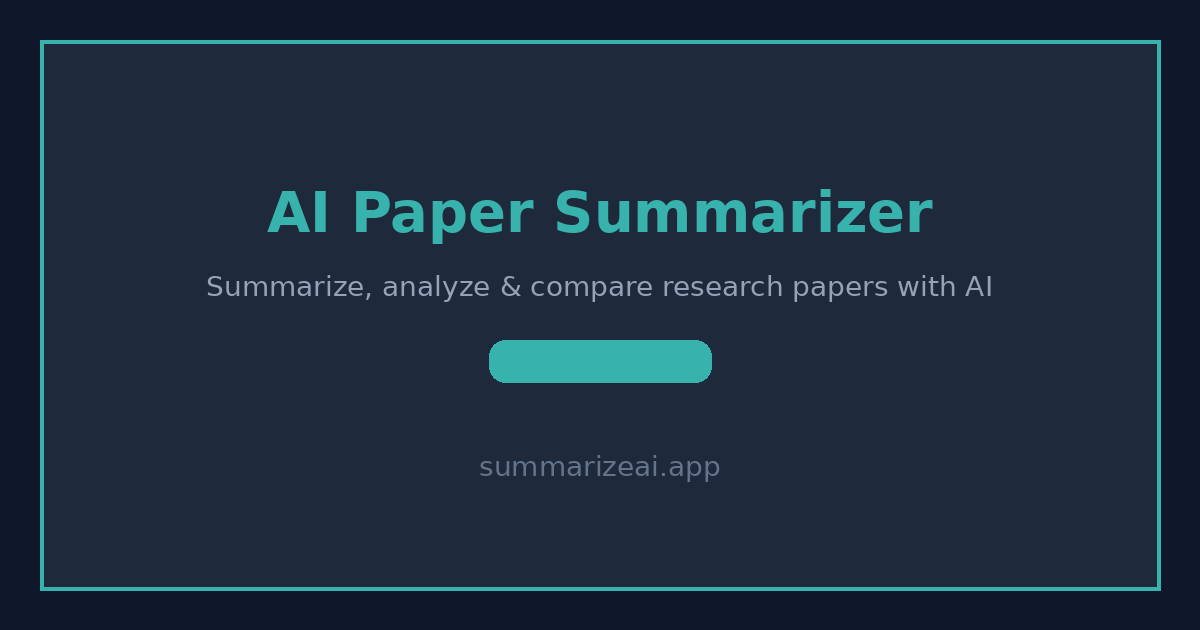 Free AI Paper Summarizer - Summarize Any Academic Paper in Seconds